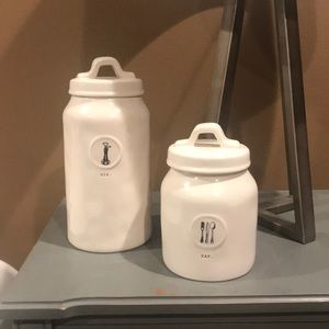 Rae Dunn icon canisters